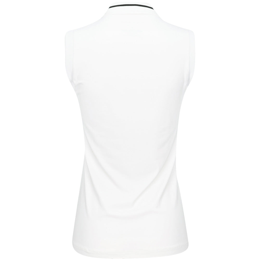 Women's Maddie Sleeveless 1/4 Zip Blade Collar Polo