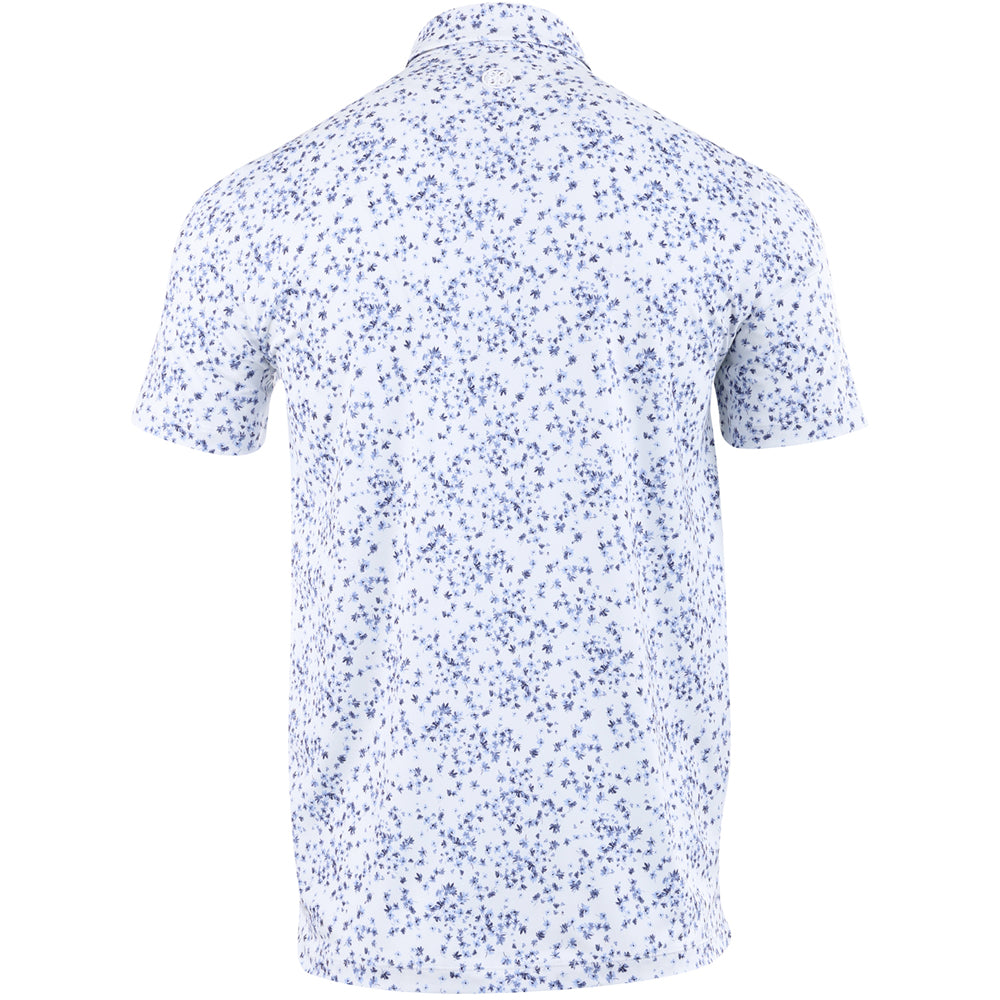 Floral Print Tech Jersey Polo