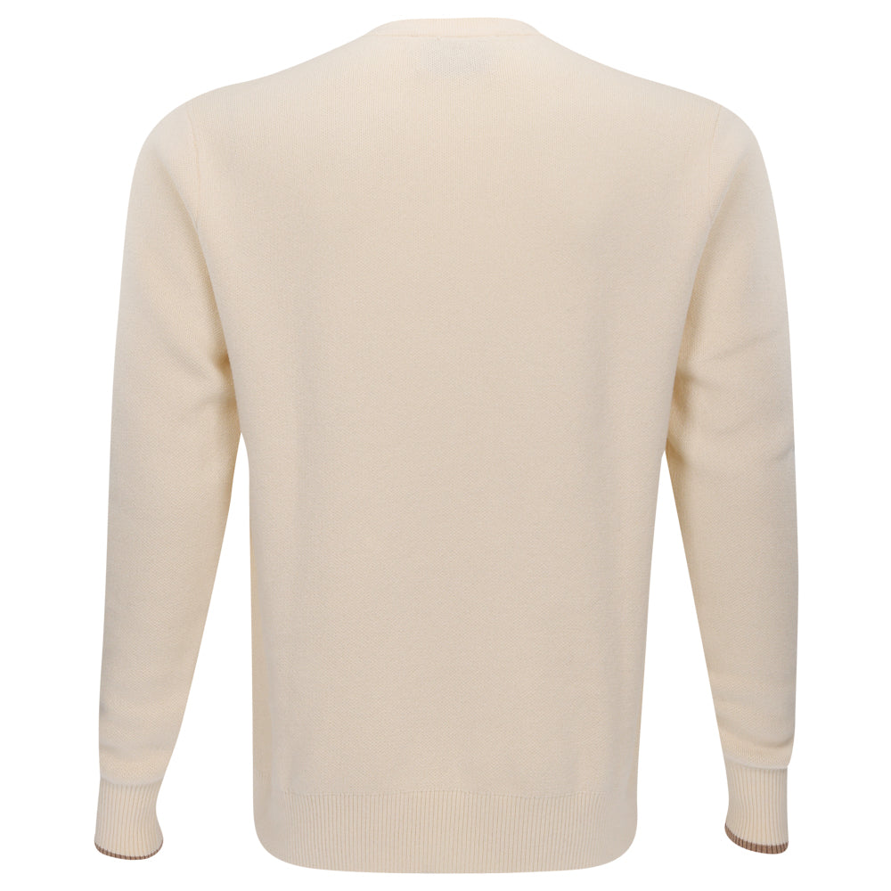 Cashmere Blend Knit Crewneck Sweater