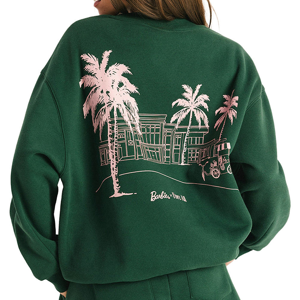 Fore All x Barbie™ Women's Country Club Crewneck Sweatshirt