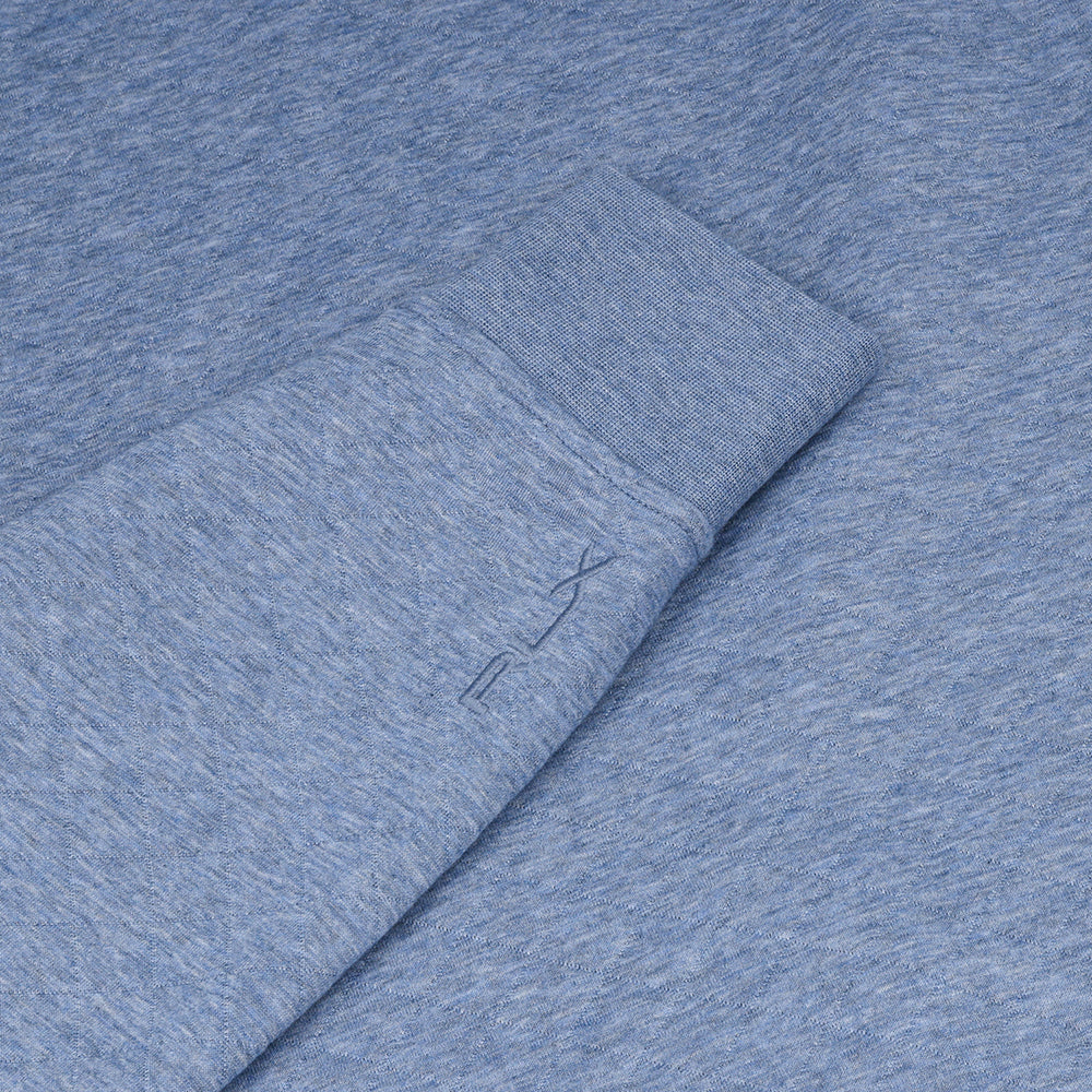 Quilted Double Knit 1/4 Zip Pullover