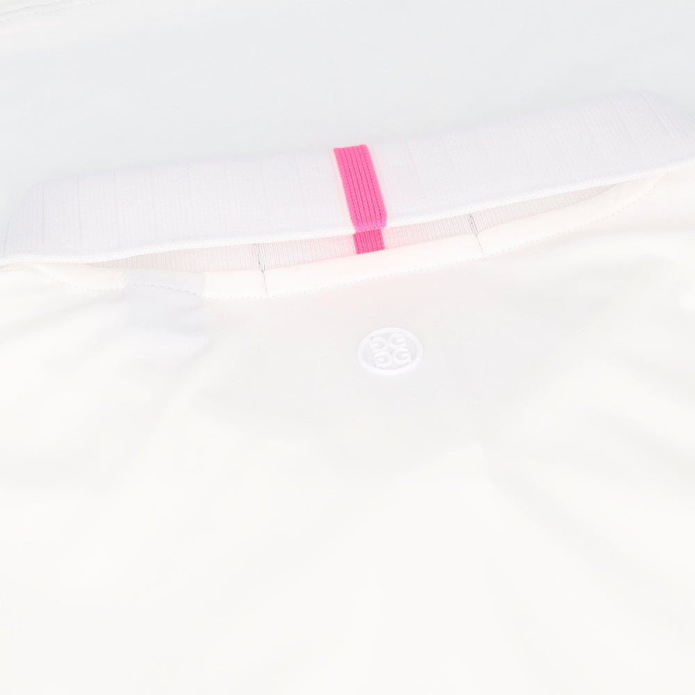 Women's Pleated Collar Silky Tech Nylon Sleeveless Polo - Fairway Styles