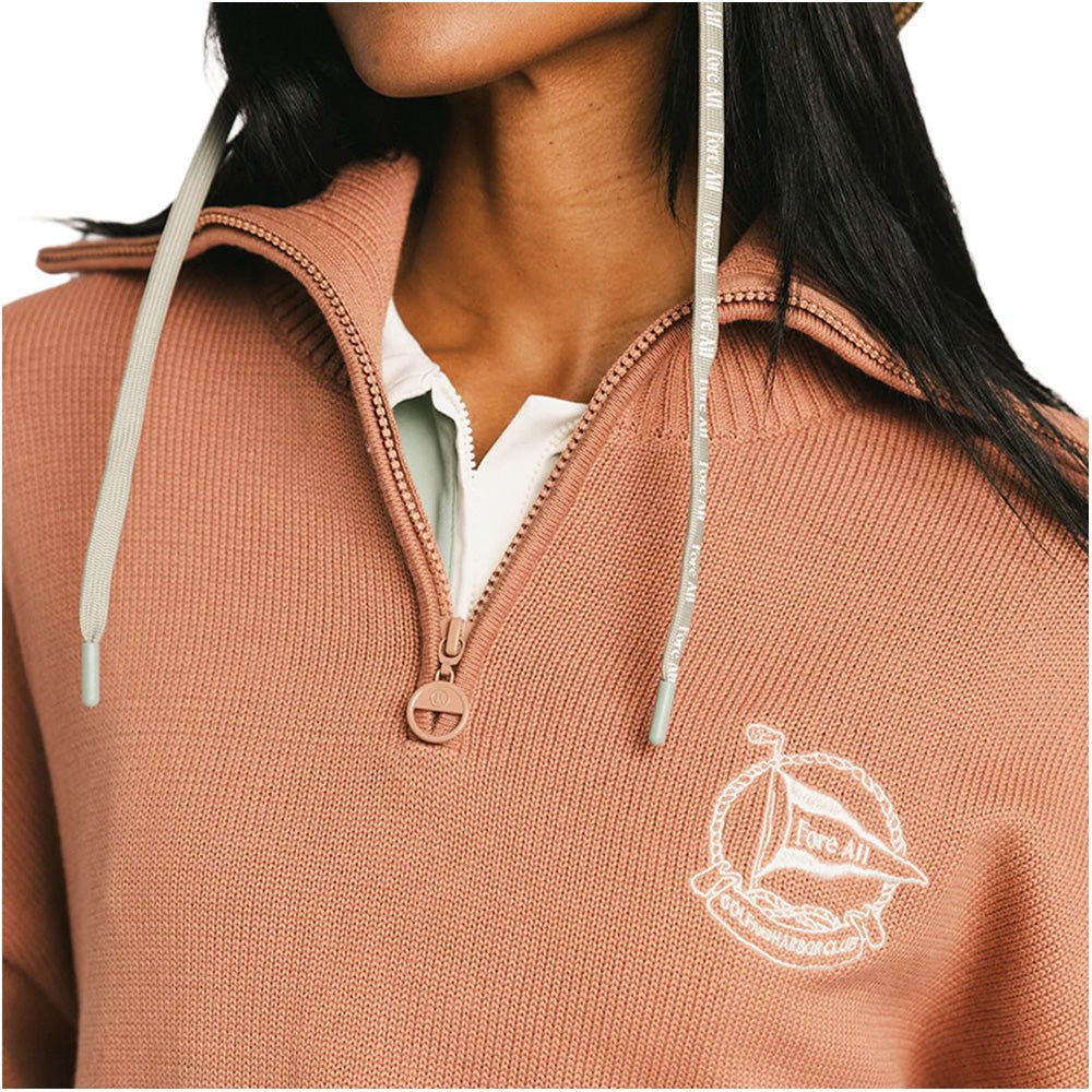 Women's Nautical 1/4 Zip Pullover - Fairway Styles