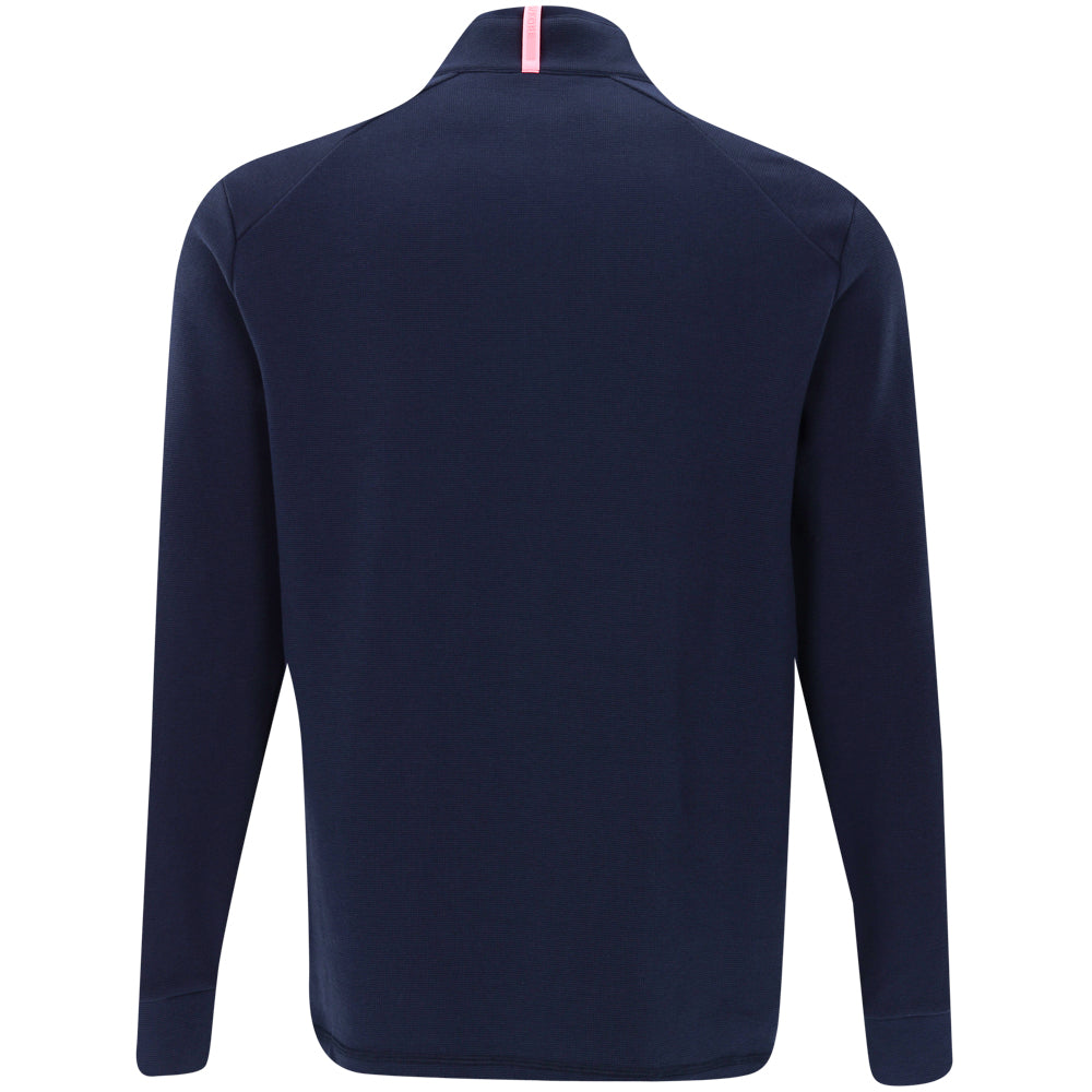 Waffle Knit 1/4 Zip Pullover