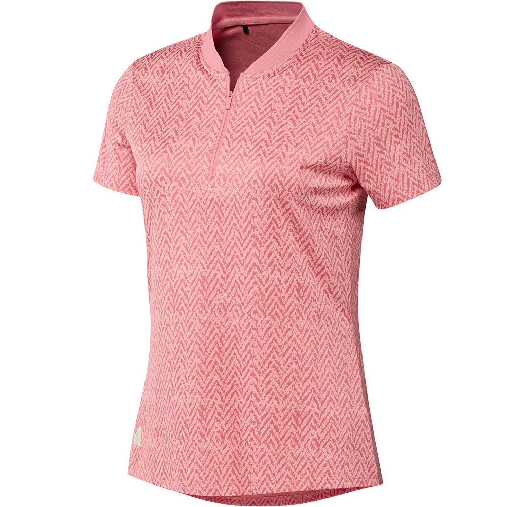 Women's Ultimate365 Jacquard 1/4 Zip Blade Collar Polo