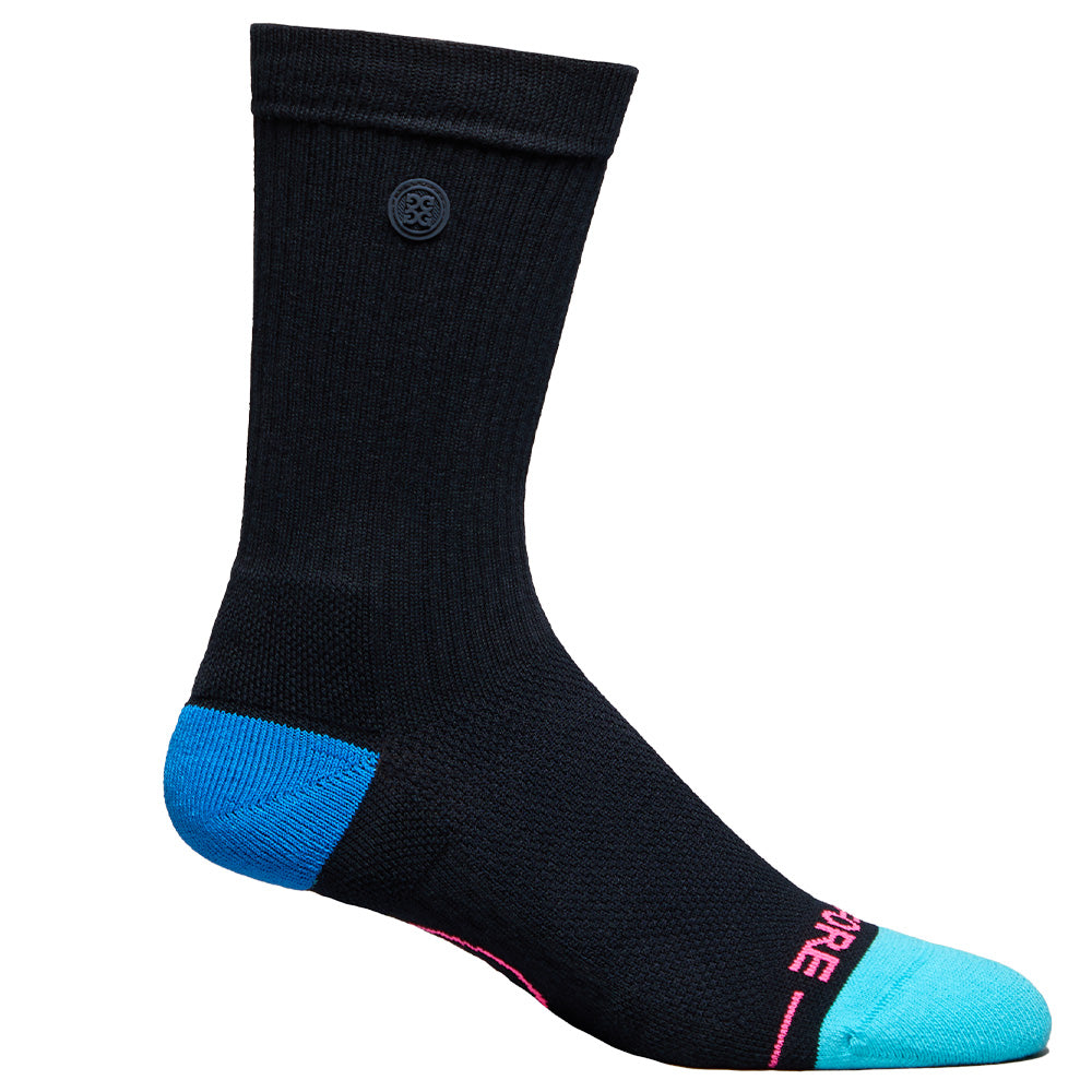 Logo Solid Crew Socks
