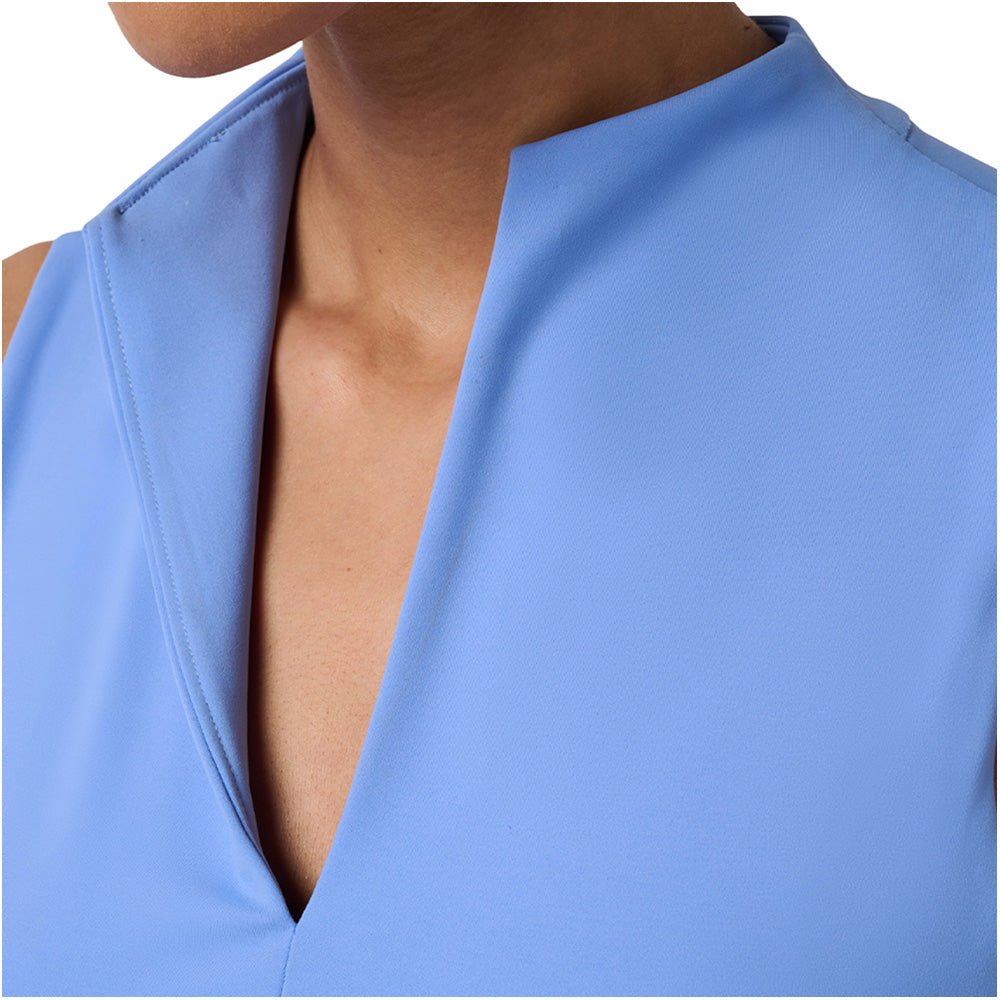 Women's MoveKnit Afterglow Sleeveless Mock Neck Cropped Polo - Fairway Styles