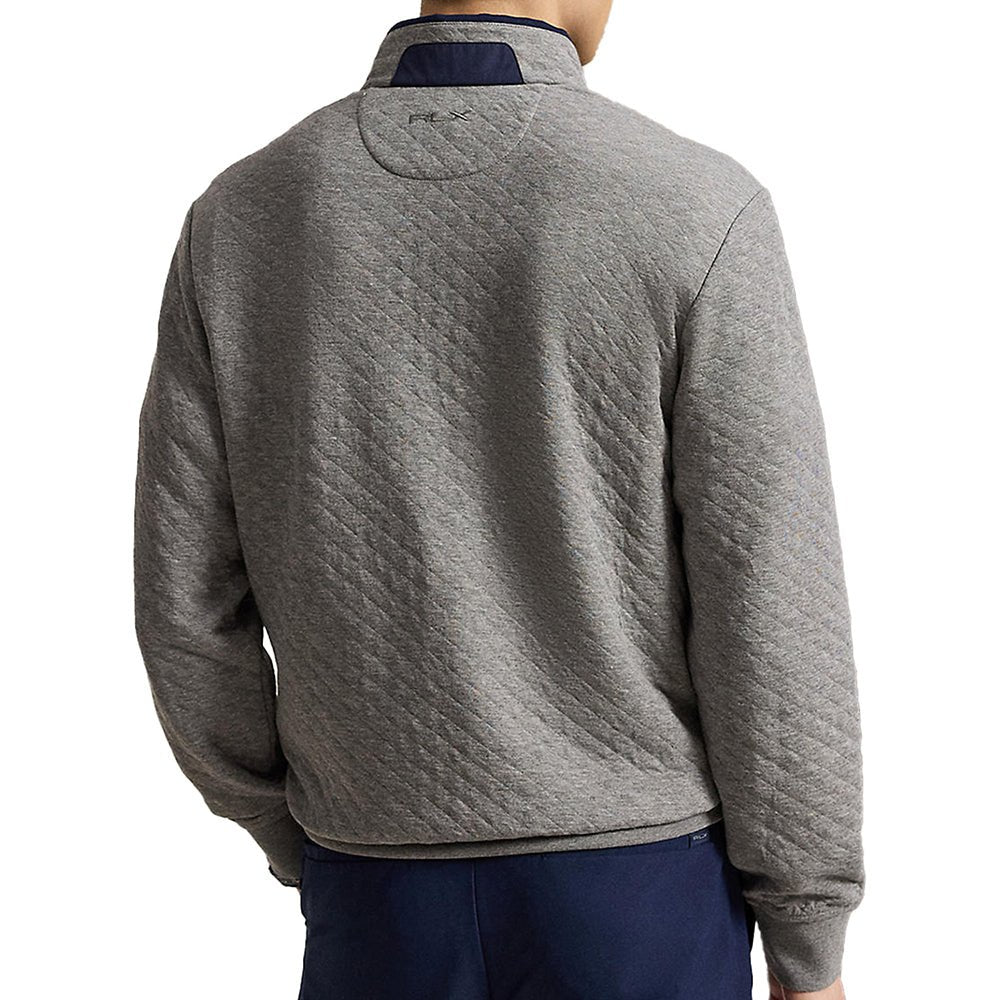 Quilted Double Knit 1/4 Zip Pullover