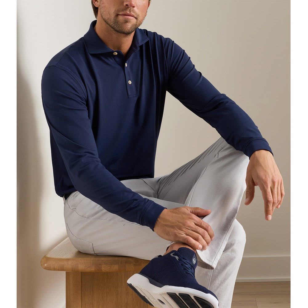 Lyons Performance Jersey Long Sleeve Polo