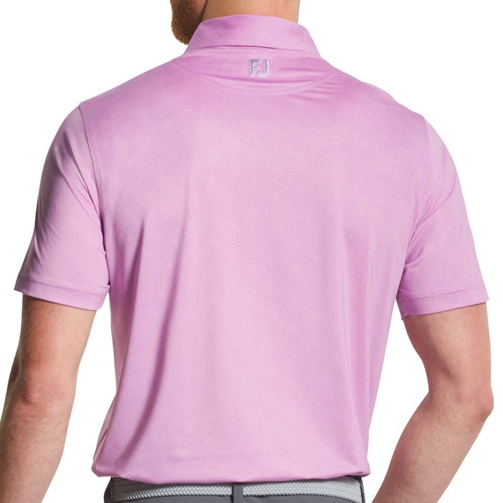 Speckle Print Lisle Polo