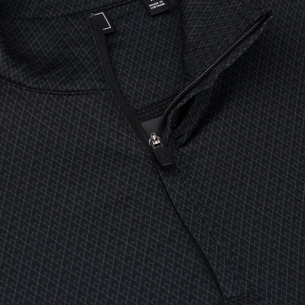 Tonal Deco Diamond 1/4 Zip Pullover