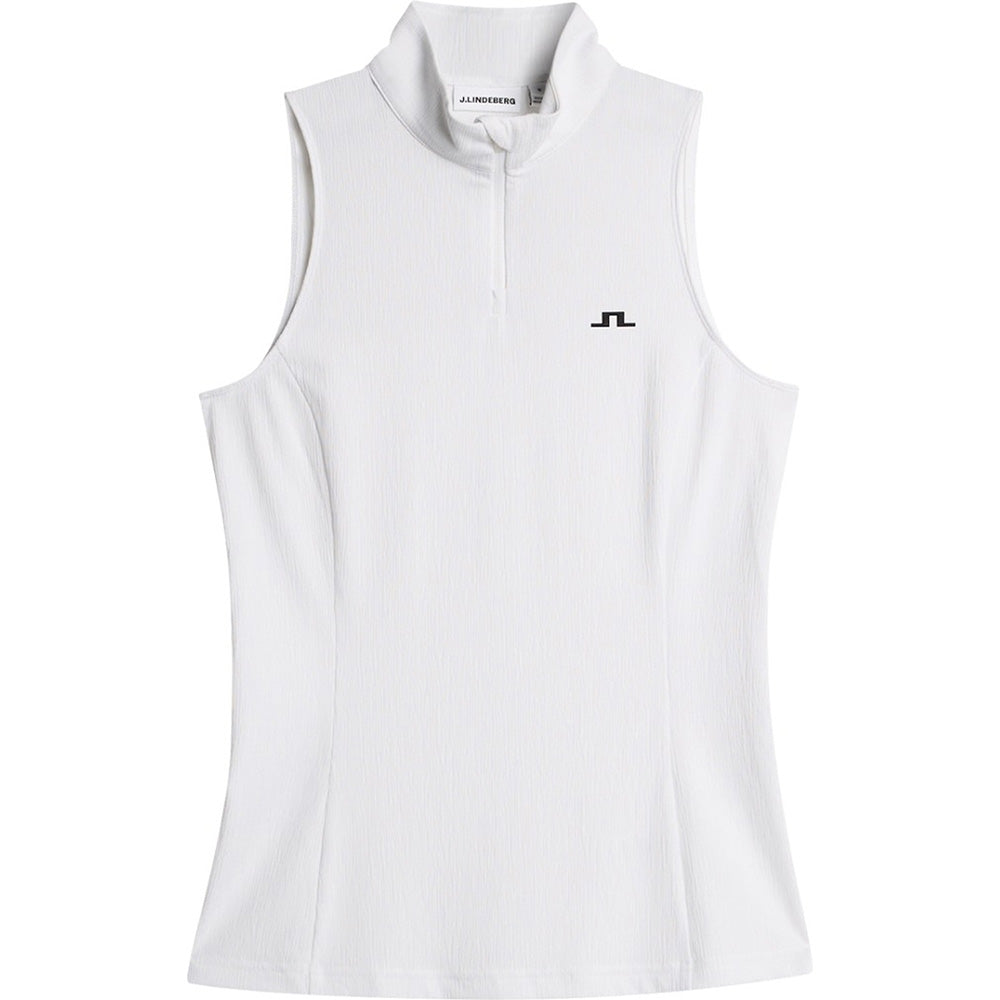 Women's Tia Sleeveless 1/4 Zip Mock Neck Top