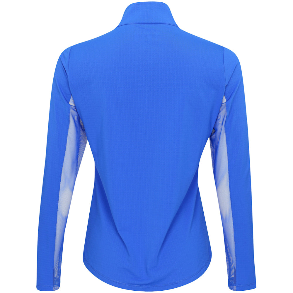 Women's Long Sleeve Mock Neck Top - Solid