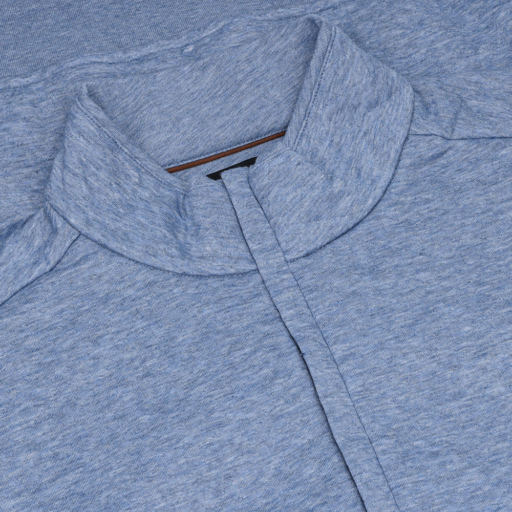 Quilted Double Knit 1/4 Zip Pullover