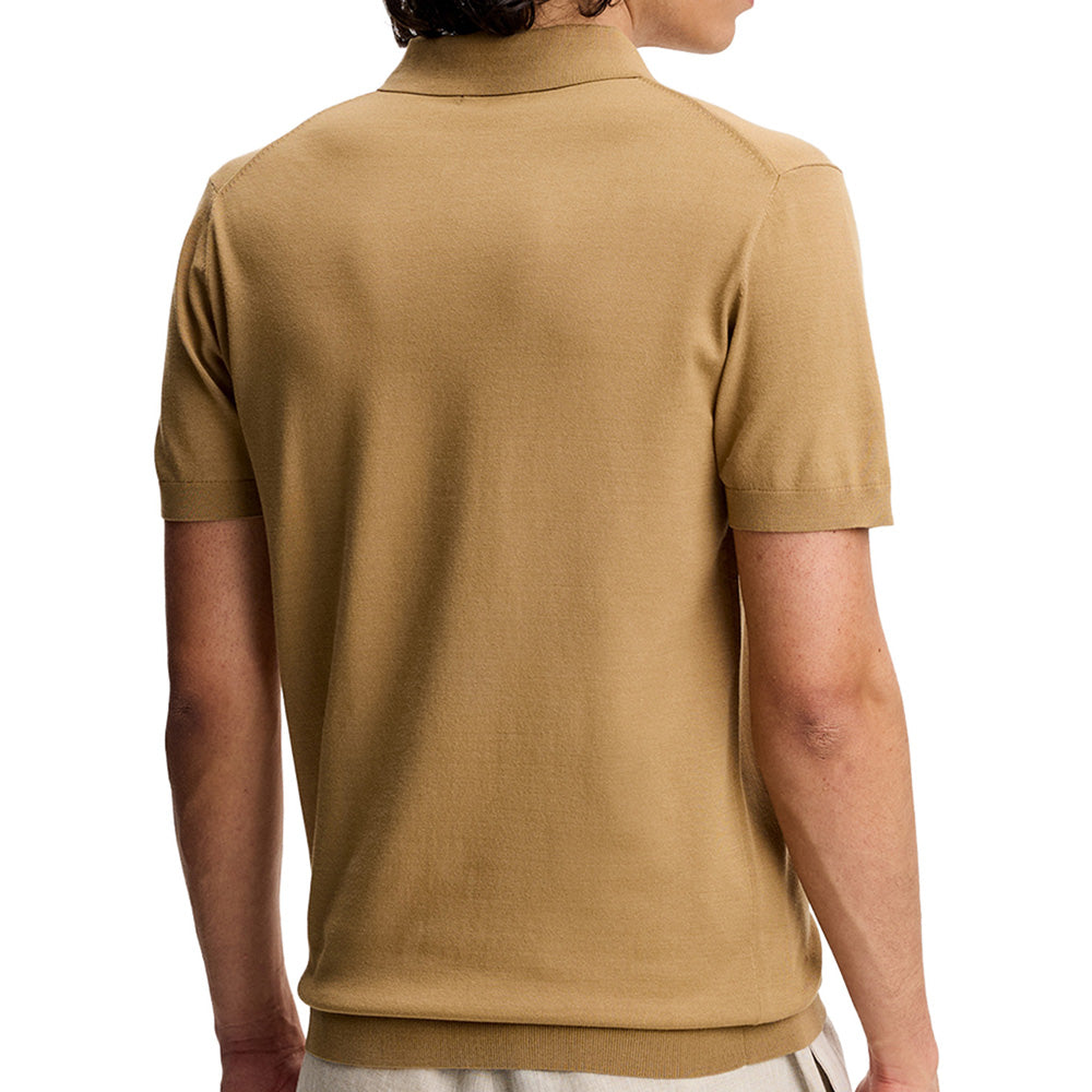 Ridge Knitted Polo