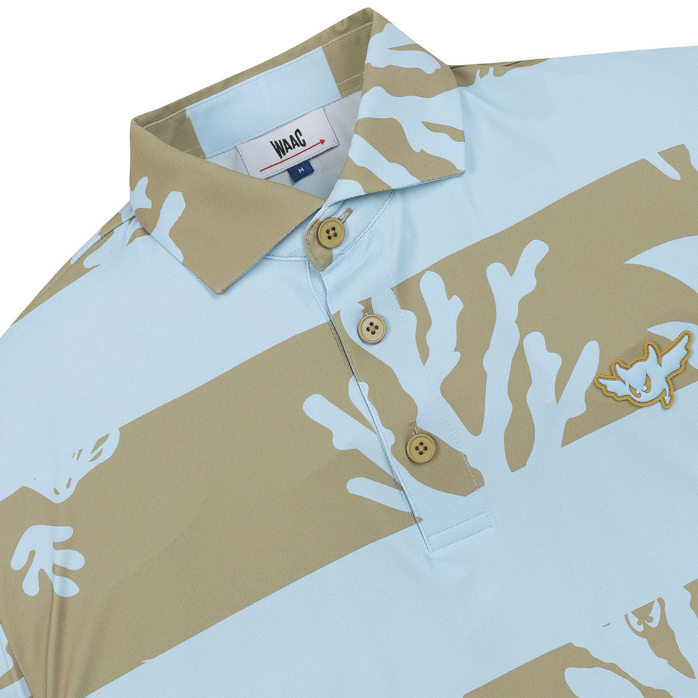 Athletic Fit Ocean Block Polo Shirt