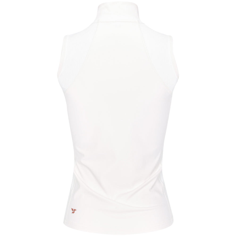 Women's Nym Full Zip Sleeveless Polo