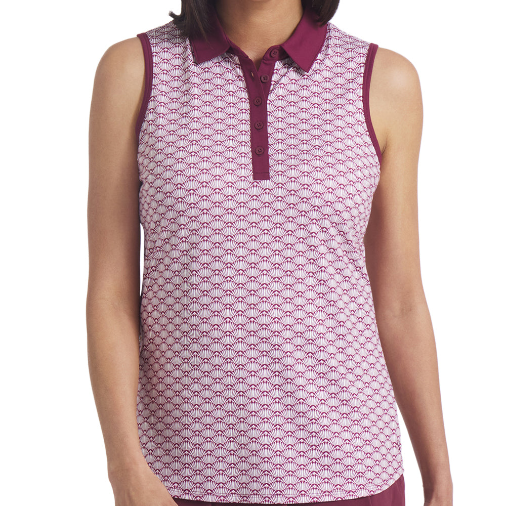 Women's CLOUDSPUN Scallop Sleeveless Polo