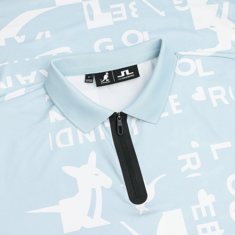 Miro Print 1/4 Zip Polo