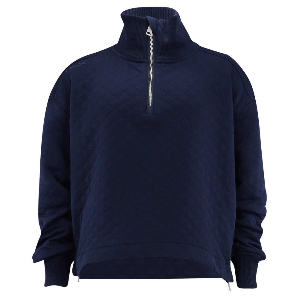 Boys' Quilted Double Knit 1/4 Zip Pullover