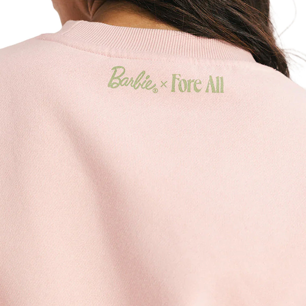 Fore All x Barbie™ Women's Golfie Barbie™ Crewneck Sweashirt