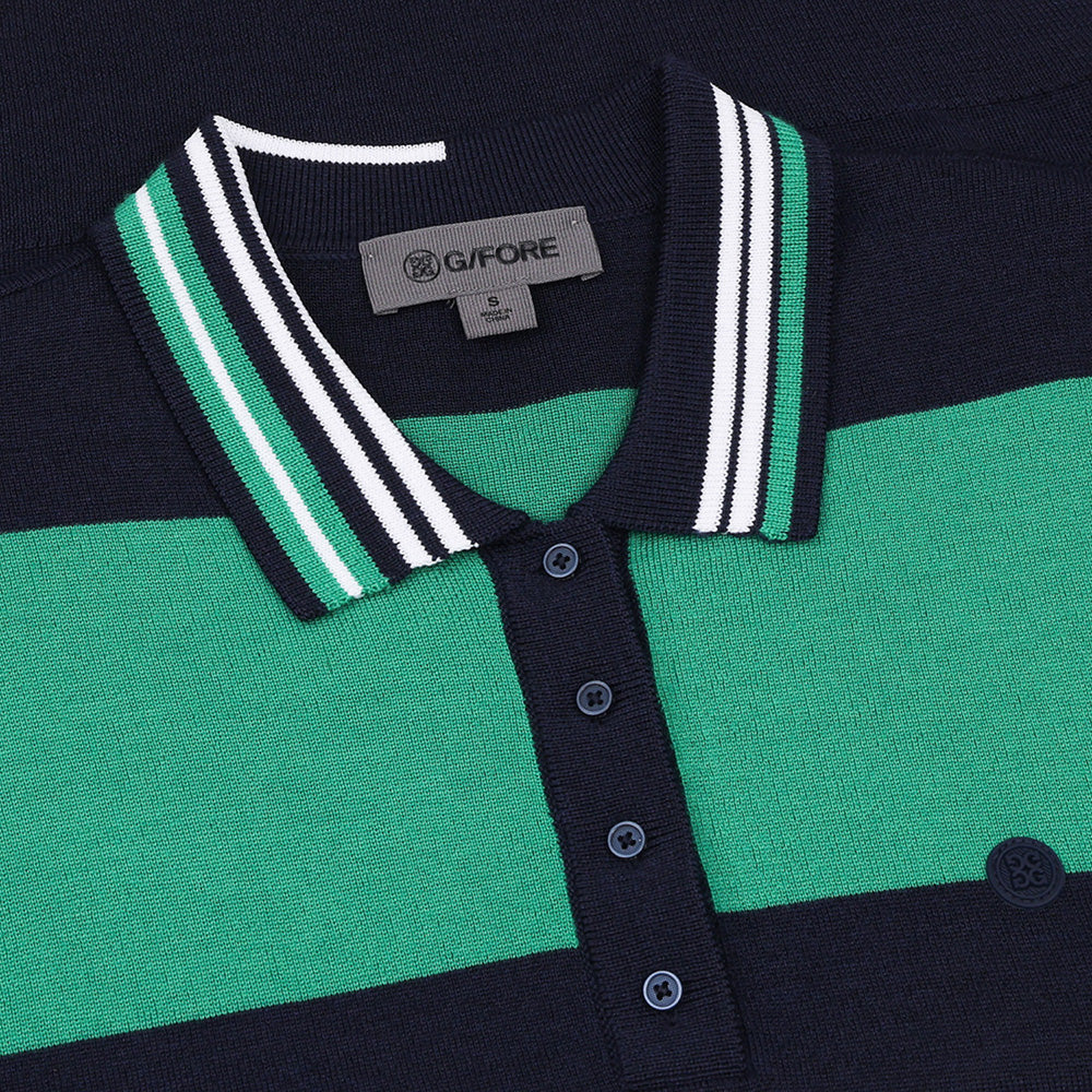 Women's Happy G's Merino Wool Rugby Polo Sweater