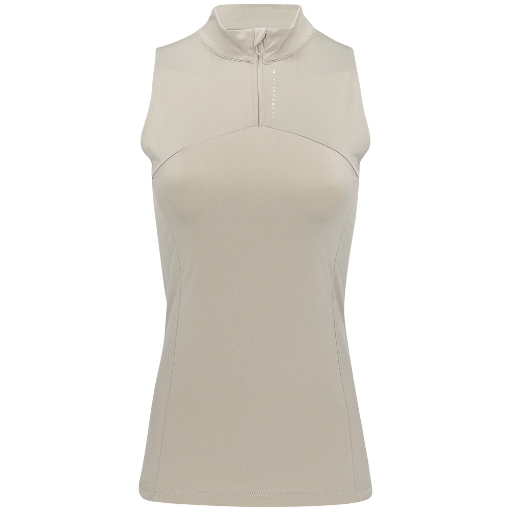 Women's Tiana Print Sleeveless 1/4 Zip Top