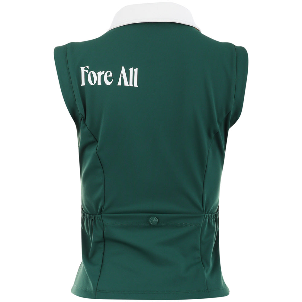 Women's Tackle Sleeveless 1/4 Zip Polo