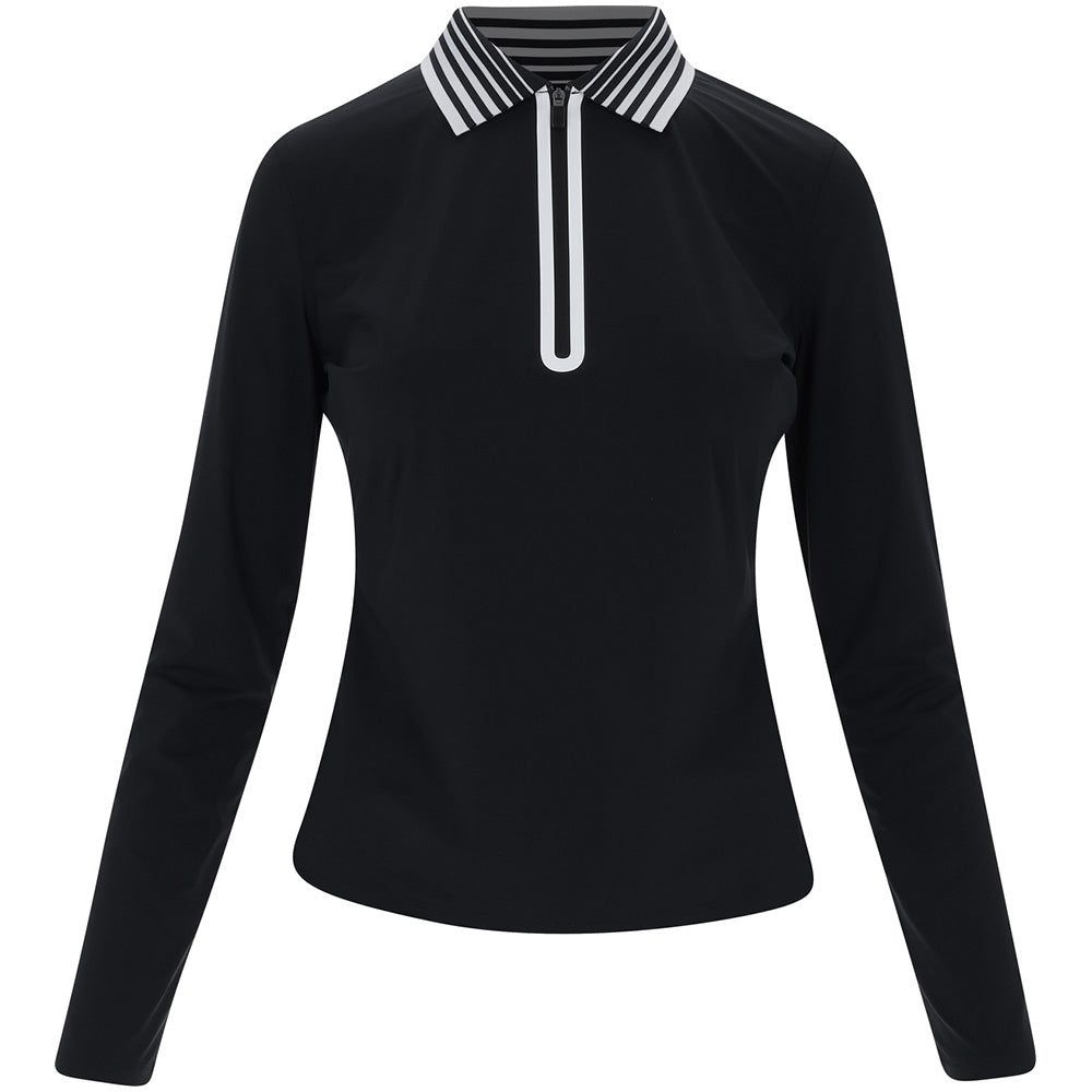 Women's Silky Tech Nylon 1/4 Zip Polo