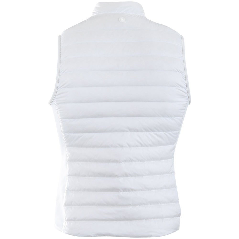 Women's V-Down Quilted Stretch Tech Interlock Vest