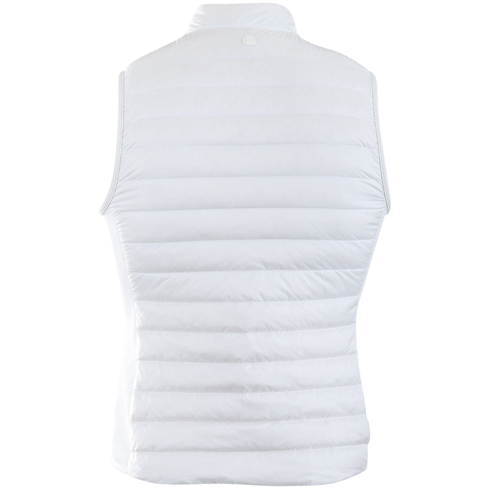 Women's V-Down Quilted Stretch Tech Interlock Vest