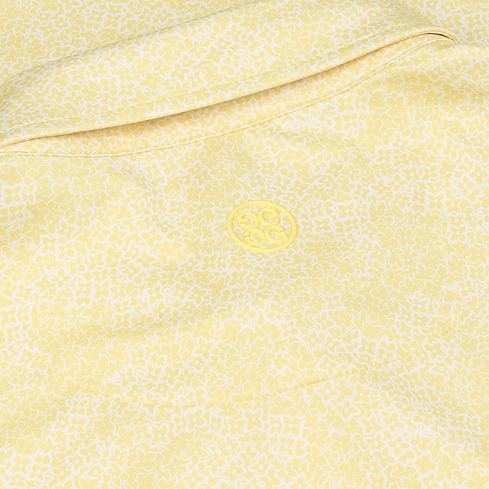 Hydrangea Print Tech Jersey Polo