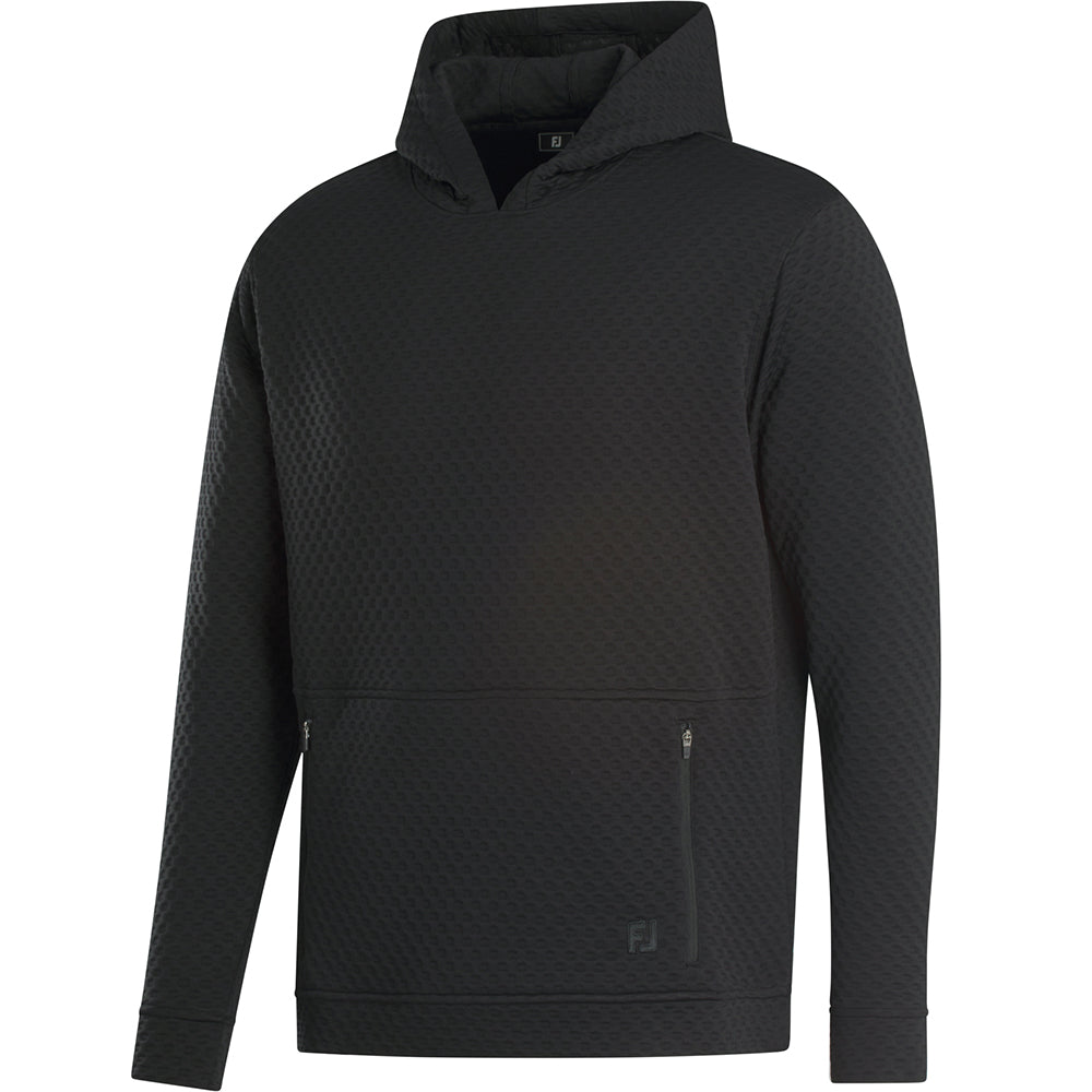 Textured Knit Hoodie