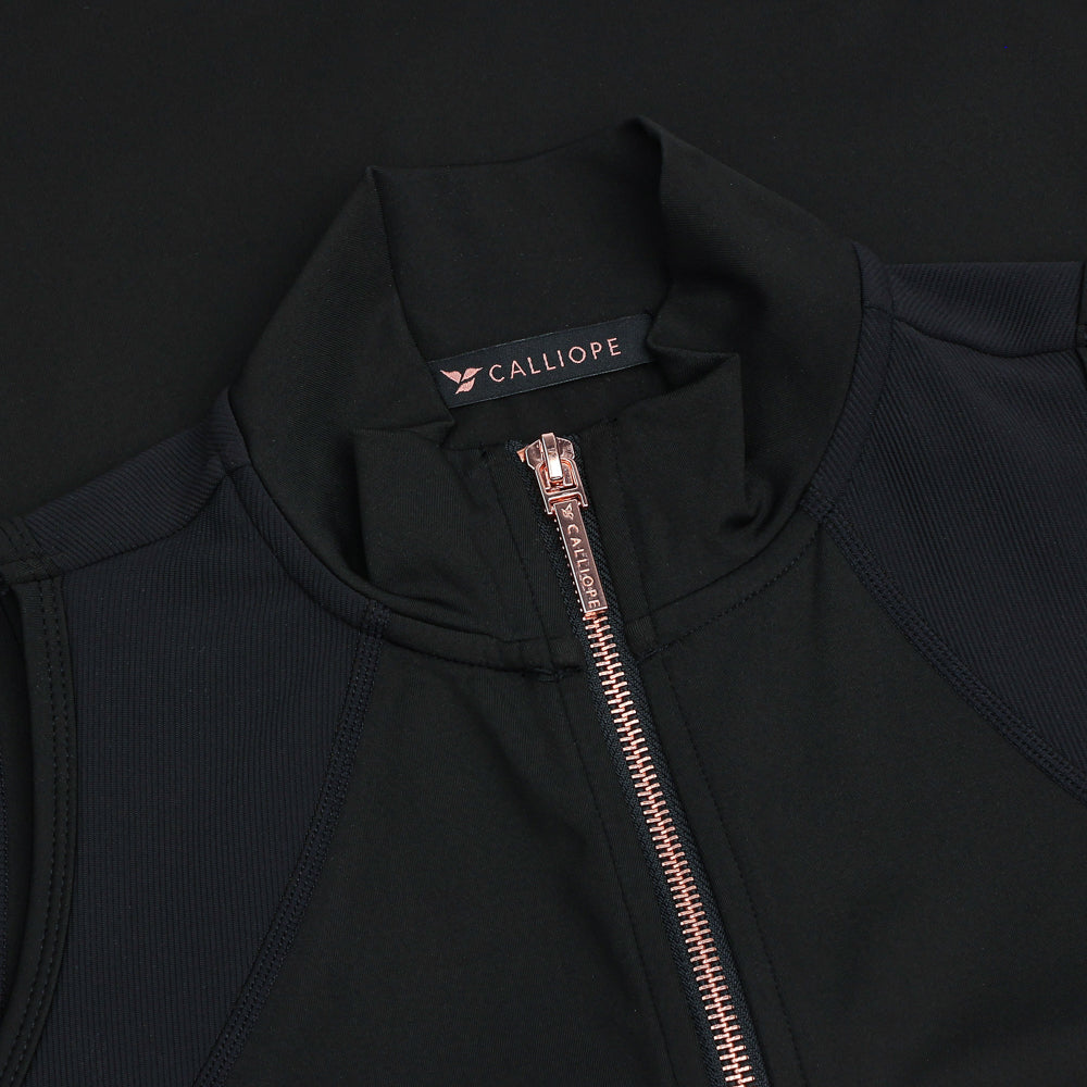 Women's Nym Full Zip Sleeveless Polo