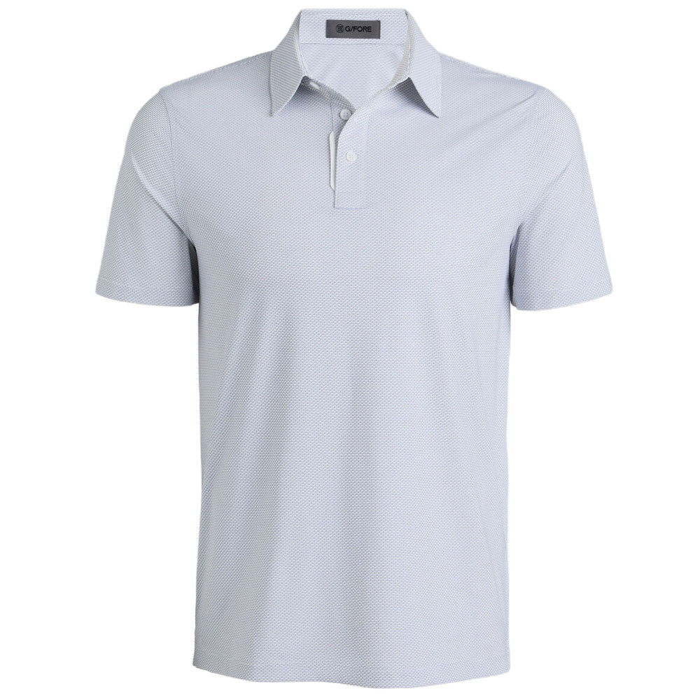 Fine Stretch Jacquard Polo
