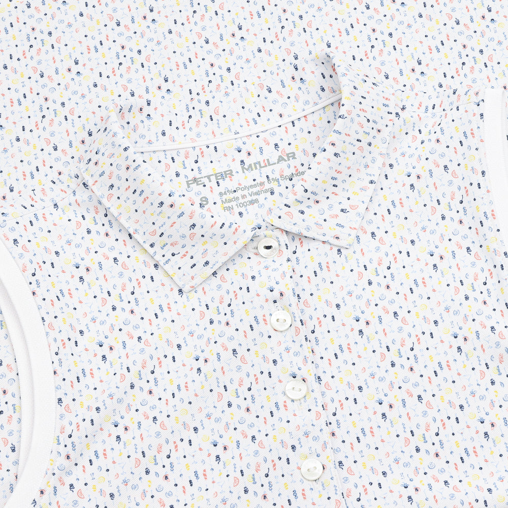 Women's Final Touch Banded Sport Mesh Sleeveless Polo