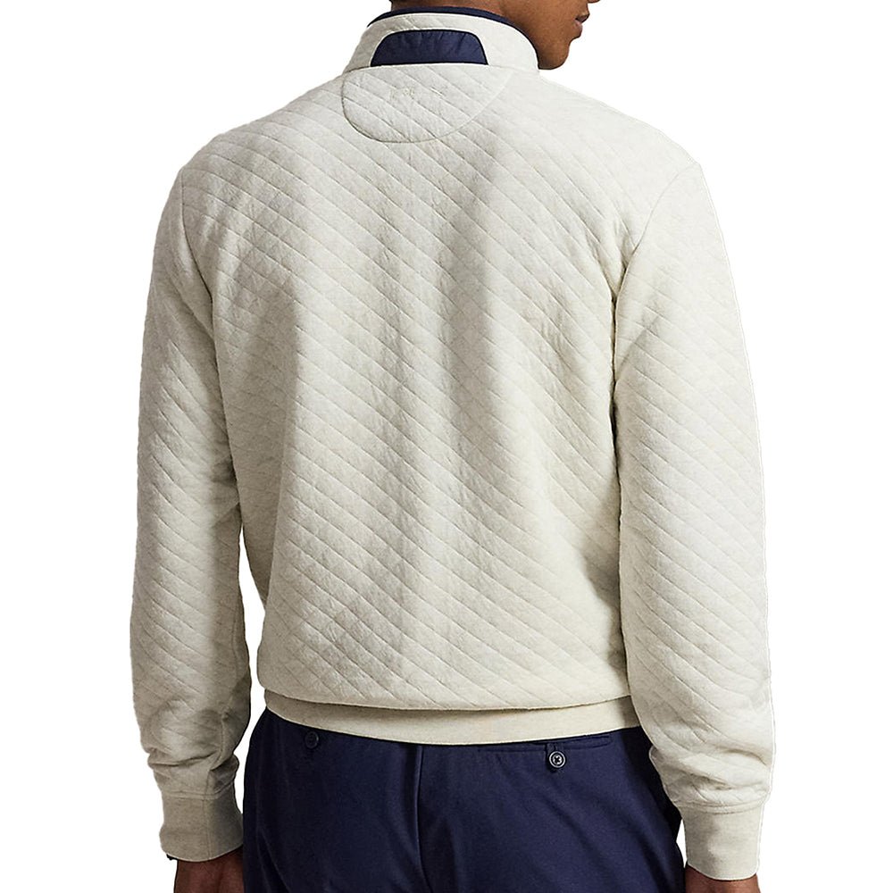Quilted Double Knit 1/4 Zip Pullover