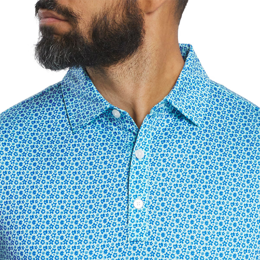Allover Floral Lisle Polo