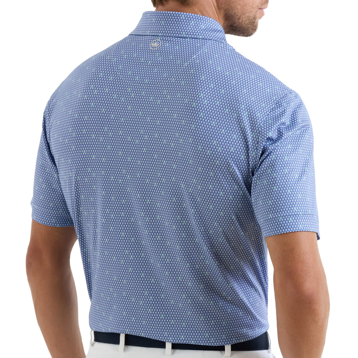 Geo Skull Performance Jersey Polo
