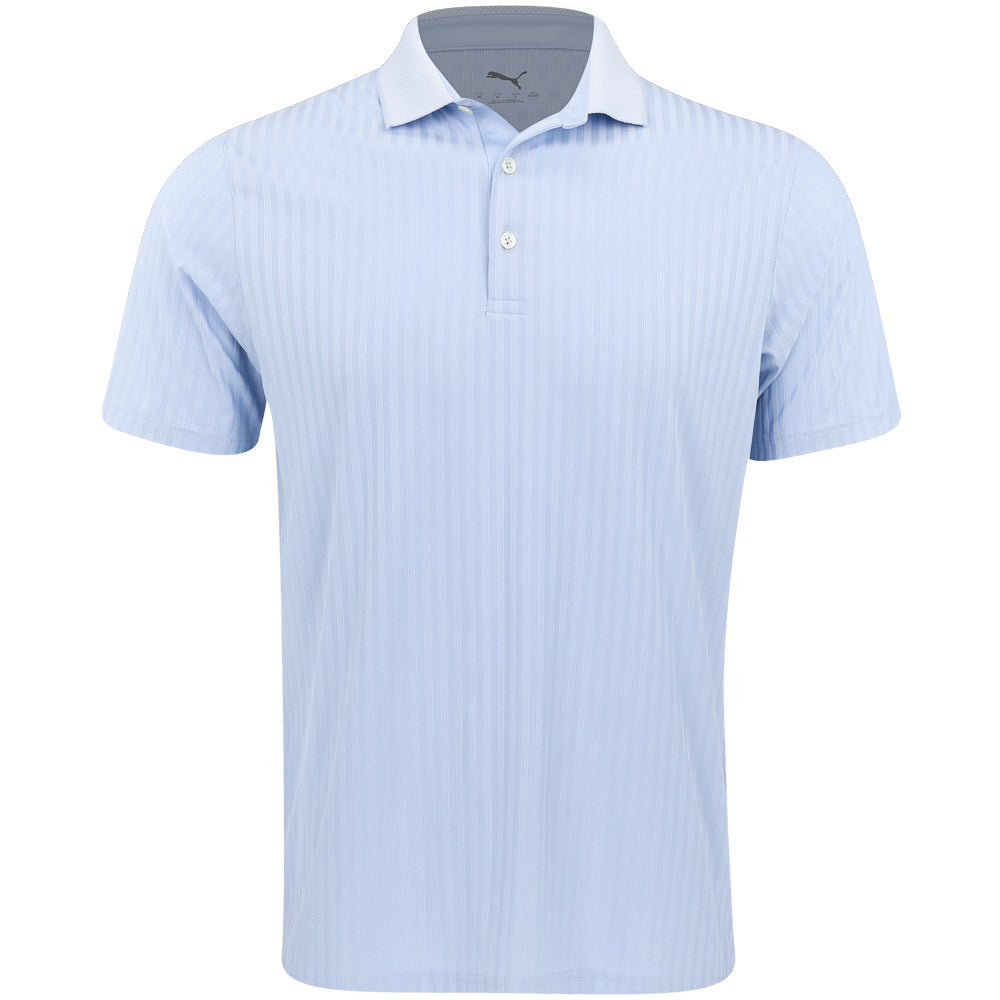 MATTR Stripe Jacquard Polo