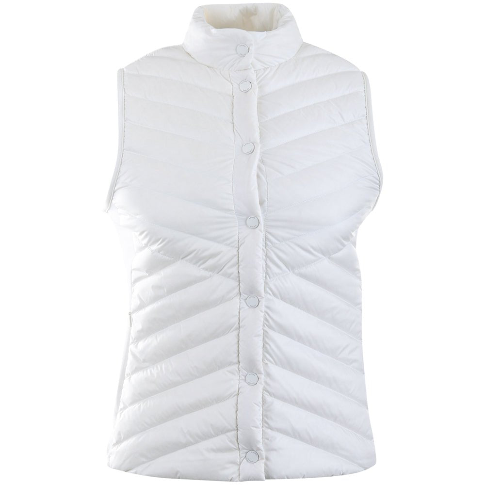 Women's V-Down Quilted Stretch Tech Interlock Vest
