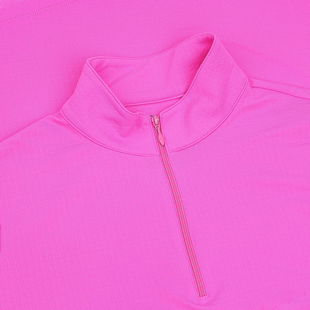 Women's Long Sleeve Mock Neck Top - Solid