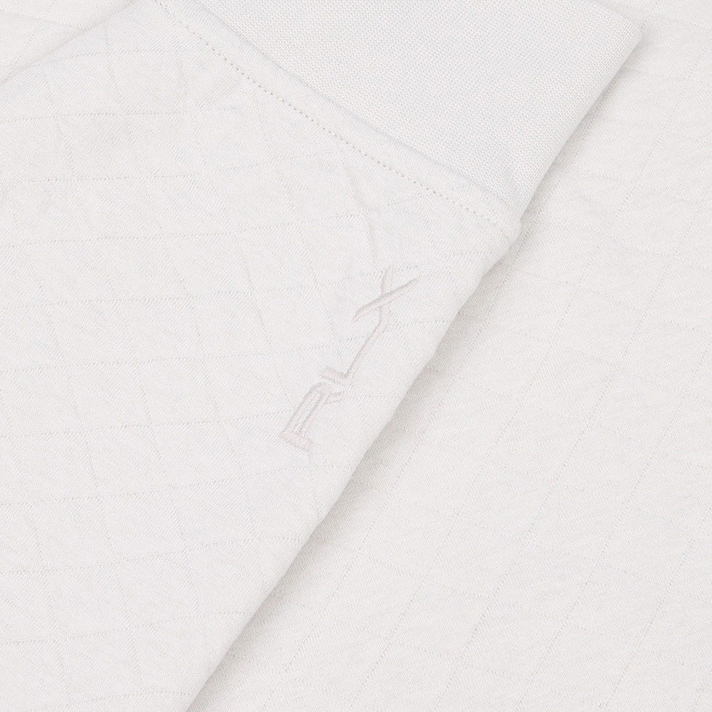 Quilted Double Knit 1/2 Zip Pullover