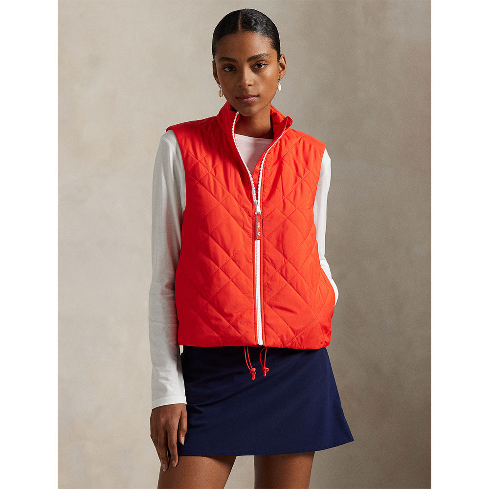 Women's Hybrid Quilted-Panel Vest