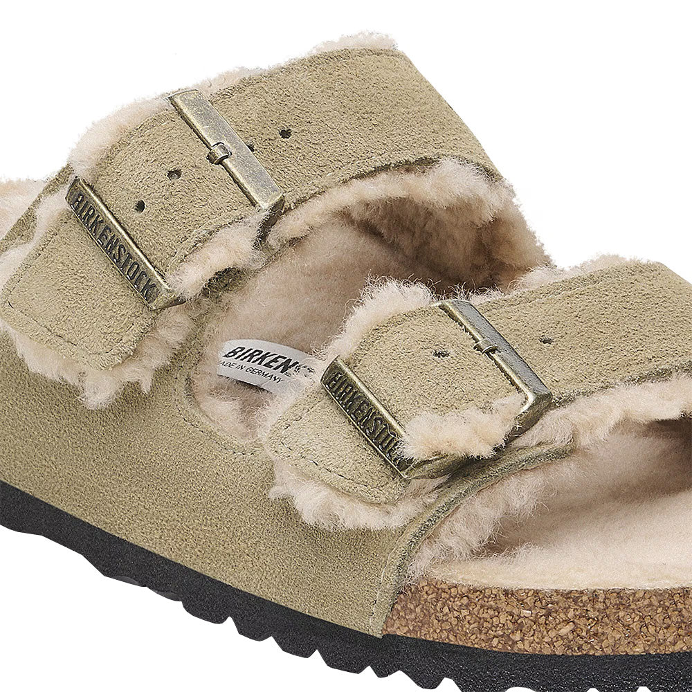 Arizona Shearling Sandals - Suede Leather