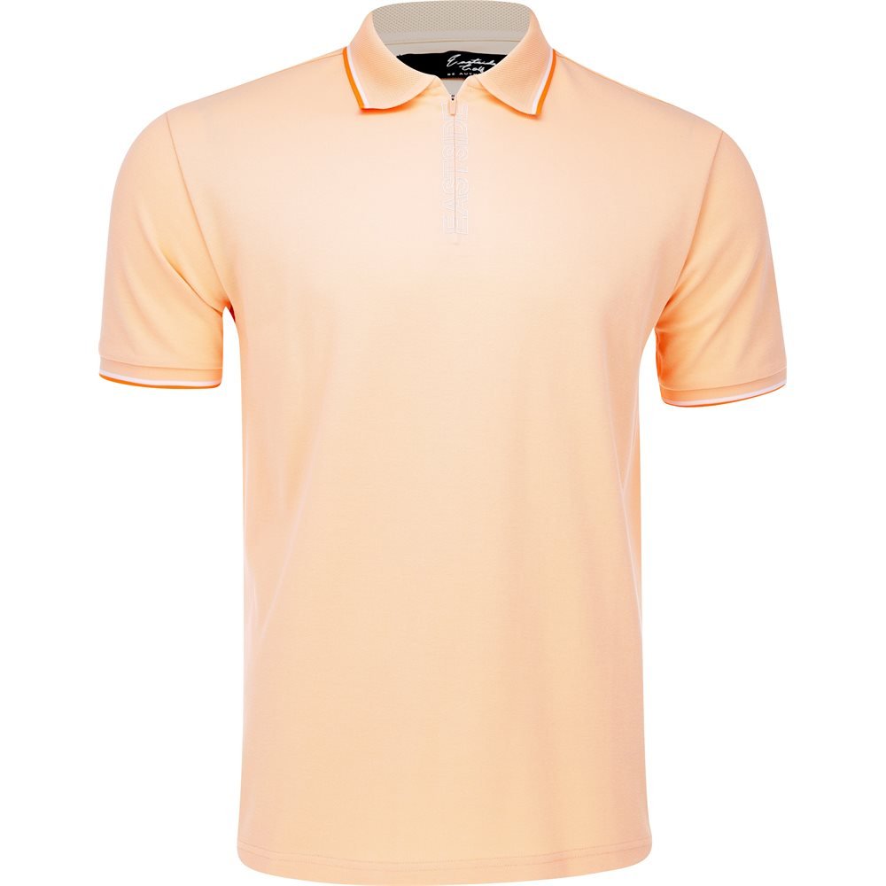 Zip Placket Fine Pique Polo