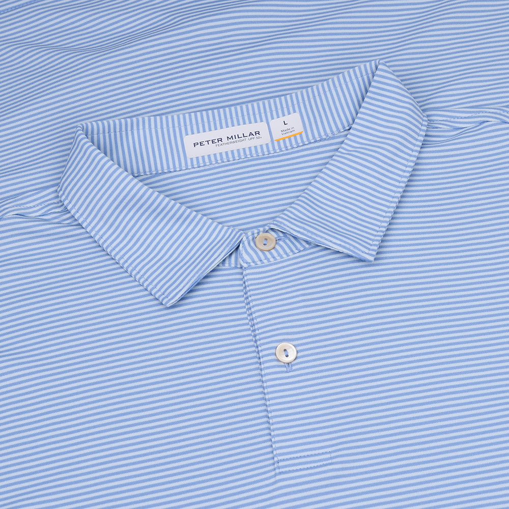 Featherweight Stripe Performance Polo
