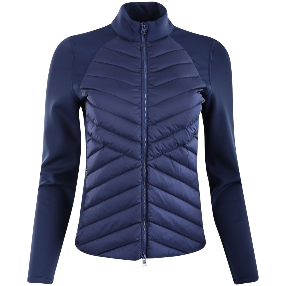 Women's V-Down Quilted Hybrid Jacket