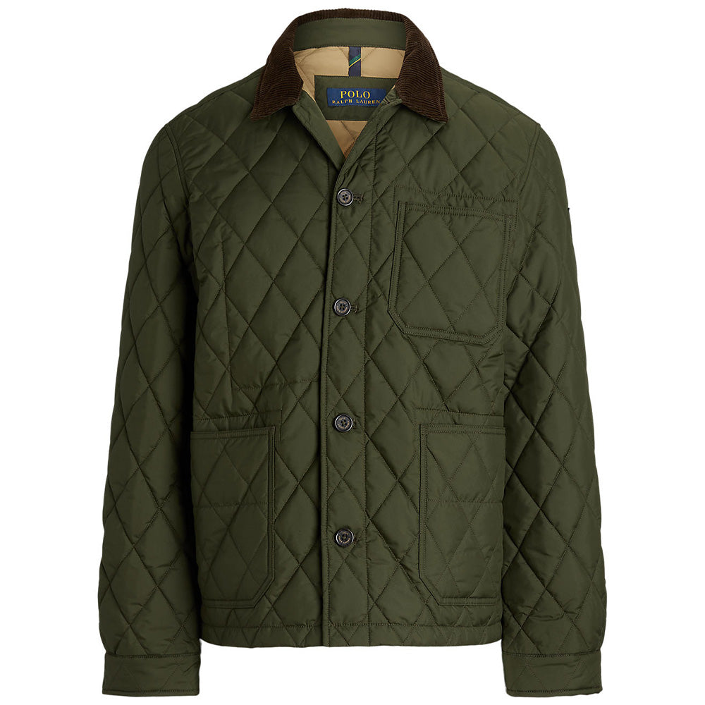 Matte Fine Poly Quilted Chore Jacket