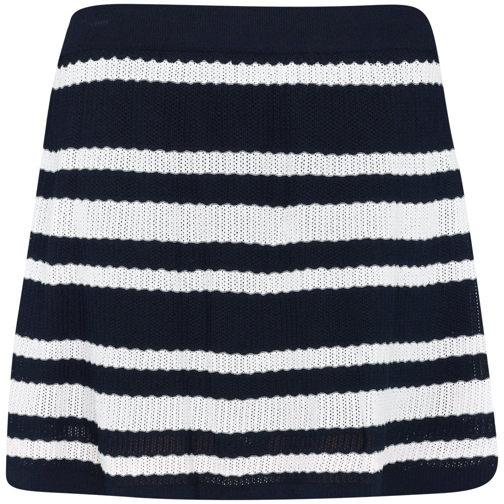 Women's Multi Stripes Knit Skort - Fairway Styles